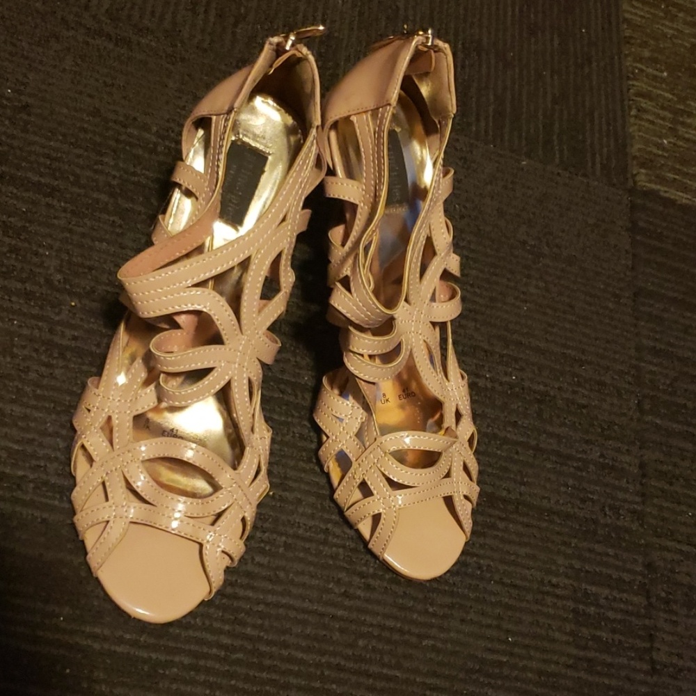 Tan stilettos